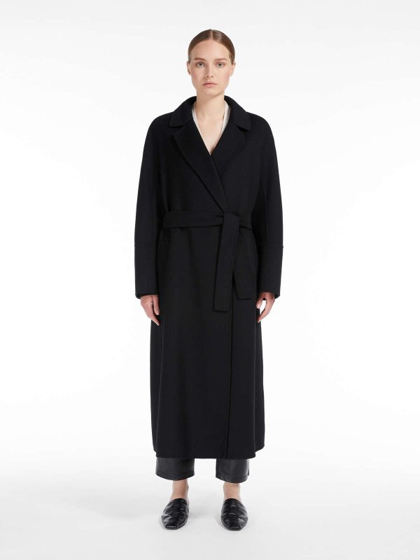 Wool coat, black - "ELISA" Max Mara