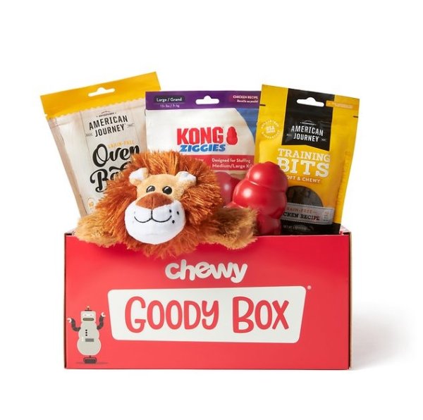 GOODY BOX x KONG Classic Dog Toys & Treats, Large - Chewy.com