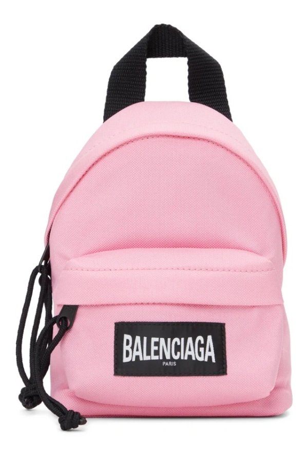 Pink Mini Oversized Backpack