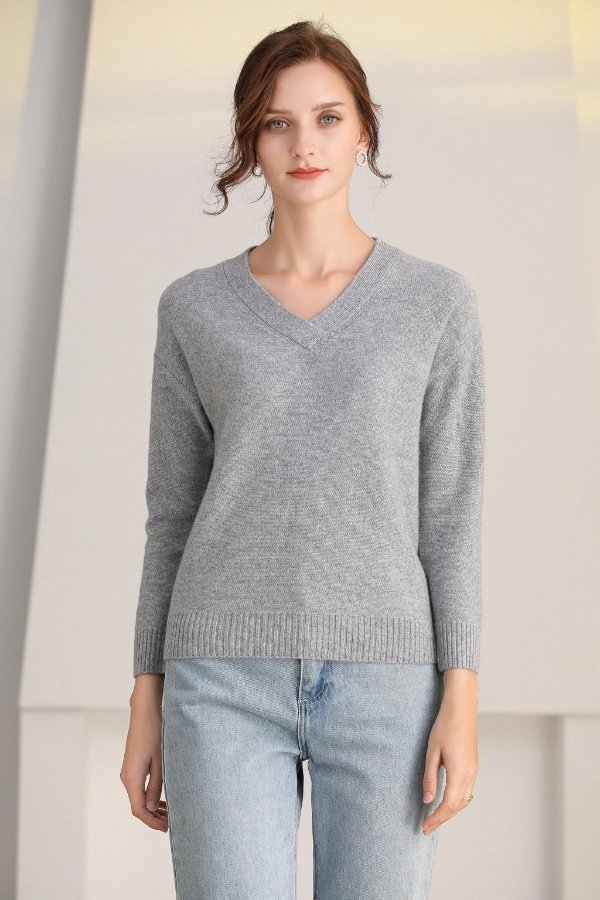 | Grey Marcella Wool Sweater