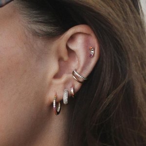 低至5折 珍珠耳骨夹$42Astrid & Miyu 高颜值设计感耳骨夹好价 无耳洞星人福利