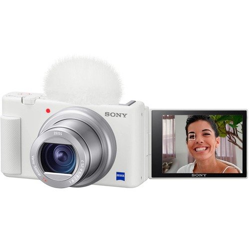 ZV-1 Compact Digital Vlogging 4K Camera for Content Creators & Vloggers DCZV1/W