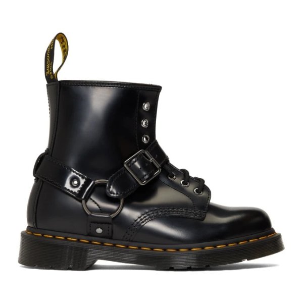 - Black 1460 Harness Boots