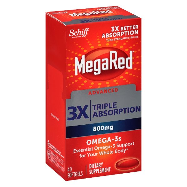 MegaRed Triple Absorption 800 mg Softgels