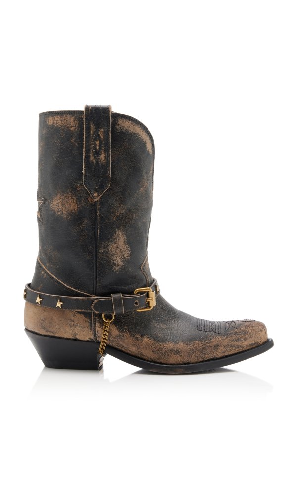 Wish Star Leather Western Boots