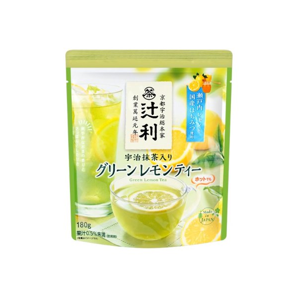 辻利 宇治抹茶青柠檬茶 1袋(180g)