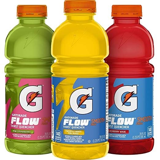 Flow 3 Flavor Variety Pack, 20 oz Bottles (Pack of 12)