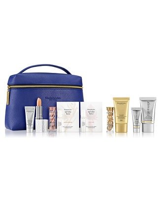 Choose your Free 8-Pc. Gift with $37.50 Elizabeth Arden purchase (Up to a $104 Value!) Prevage® Anti-aging Daily Serum, 1.7 fl. oz. Ceramide Lift and Firm Day Cream Broad Spectrum Sunscreen SPF 30, 1.7 oz. SUPERSTART Skin Renewal Booster, 1 oz Advanced Ceramide Capsules Daily Youth Restoring Eye Serum, 60 pc.