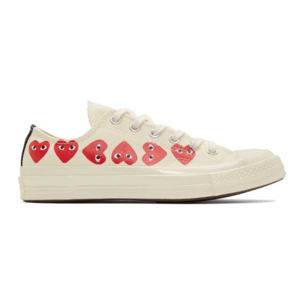 - Off-White Converse Edition Multiple Heart Chuck 70 Sneakers