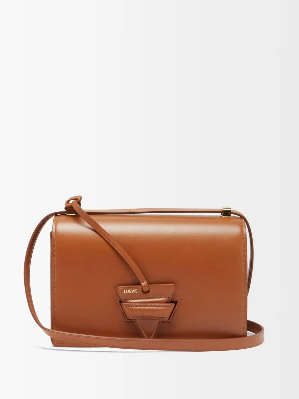 Barcelona leather shoulder bag | Loewe