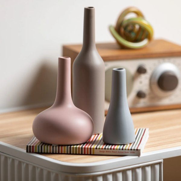 3 Piece Styreman Ceramic Table Vase Set