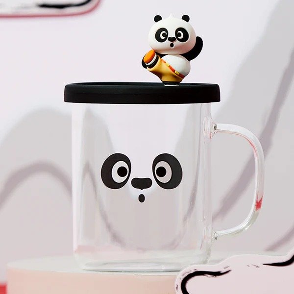 with Kung Fu Panda Po Mug & Tea Bag Holder Set