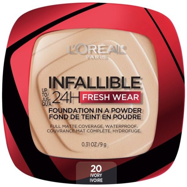 Infallible Up to 24H Fresh Wear Foundation in a Powder, Ivory, 0.31 oz.