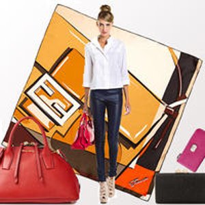 Miu Miu Handbags, Balenciaga Leather Jacket, Fendi Silk Scarves & More Designer Items on Sale @ Rue La La