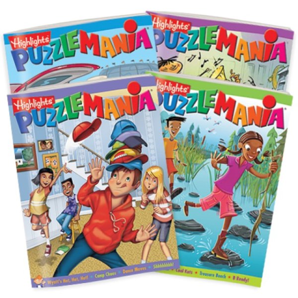 Puzzlemania 趣味书4本