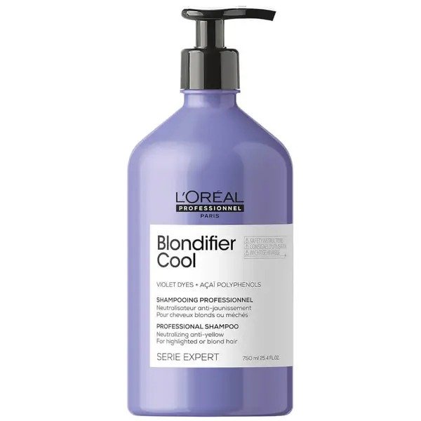 L’Oreal Professionnel Serie Expert Blondifier Cool Shampoo for Highlighted or Blonde Hair 750ml
