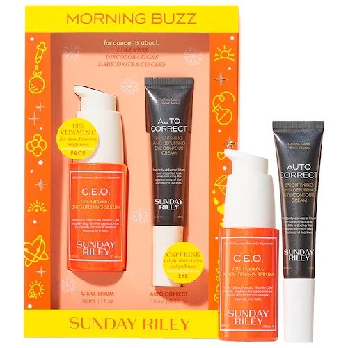 Morning Buzz Brightening Serum + Eye Cream Duo
