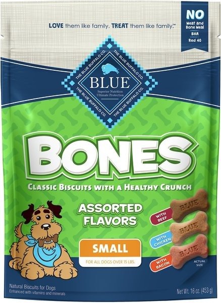 Bones Classic Assorted Flavors Small Dog Treats, 16-oz bag - Chewy.com