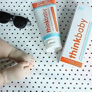 Thinkbaby Safe Sunscreen SPF 50+, 6oz @ Amazon