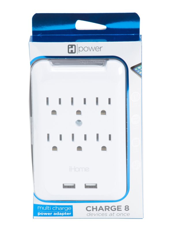 Multi Charge Power Adapter With Usb Ports