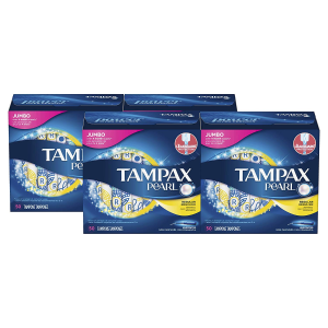 Tampax 珍珠卫生棉条 无味 50支/4盒装