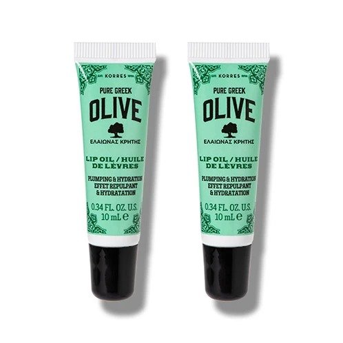Pure Greek Olive Oil Plumping Lip Oil Duo