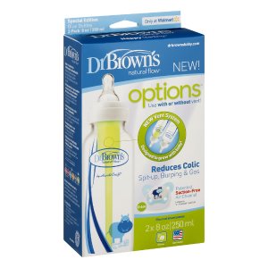 Dr Brown's Special Edition Natural Flow Options 8 oz Blue Bottle