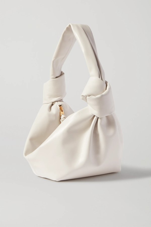 Jodie mini knotted leather tote
