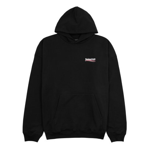 BalenciagaBAL OS POLITICAL LOGO HOOD_952023_BLWT