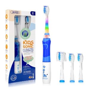 SEAGO 儿童电动牙刷，带智能计时器，3款可选