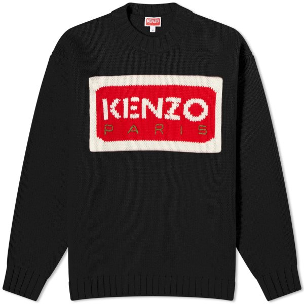 Kenzo logo针织衫