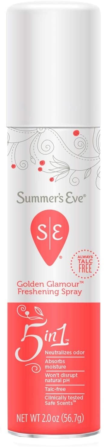 Summer's Eve Freshening Spray, Golden Glamour, 2 oz