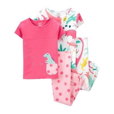 Toddler Girls 4-pc. Pajama Set