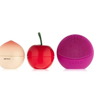 Berry Best Friends (Includes LUNA play Facial Cleansing Brush + TONYMOLY Mini Cherry Lip Balm and Mini Peach Lip Balm) @ Amazon.com
