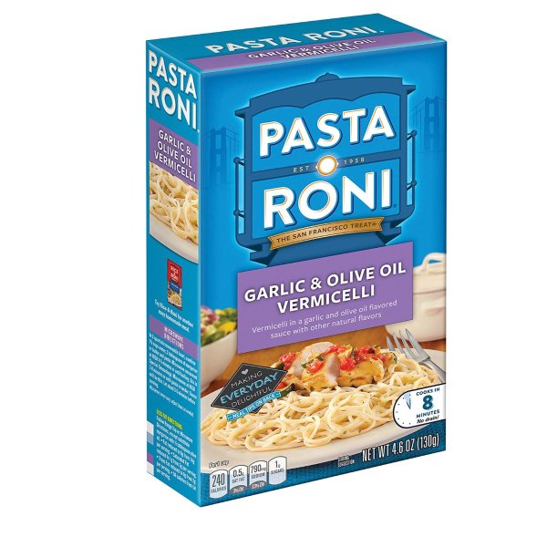 Pasta Roni 蒜香和橄榄油口味意大利面12盒装热卖