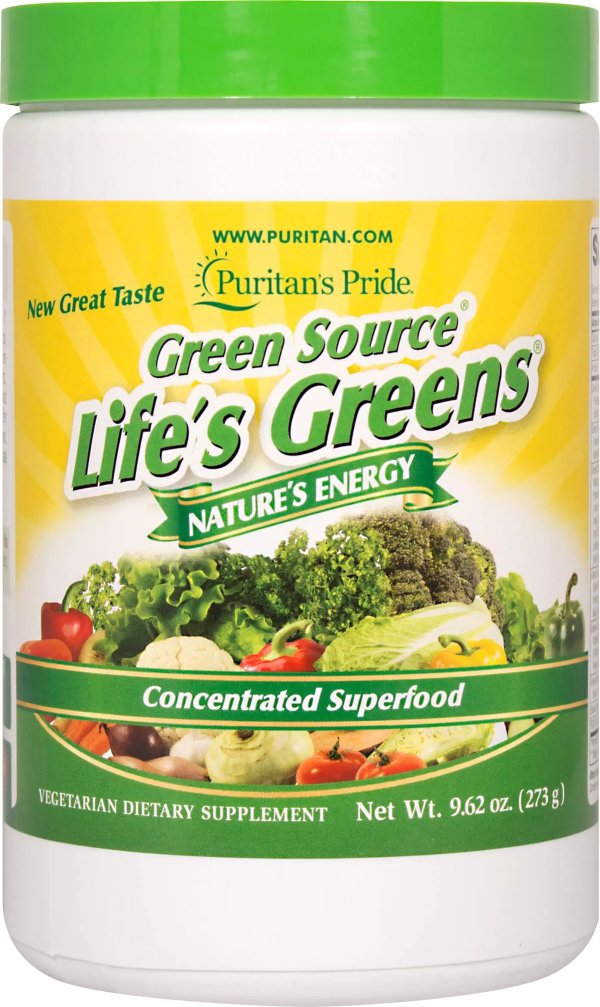 Green Source Life's Greens Superfood 9.62 oz | Puritan's Pride