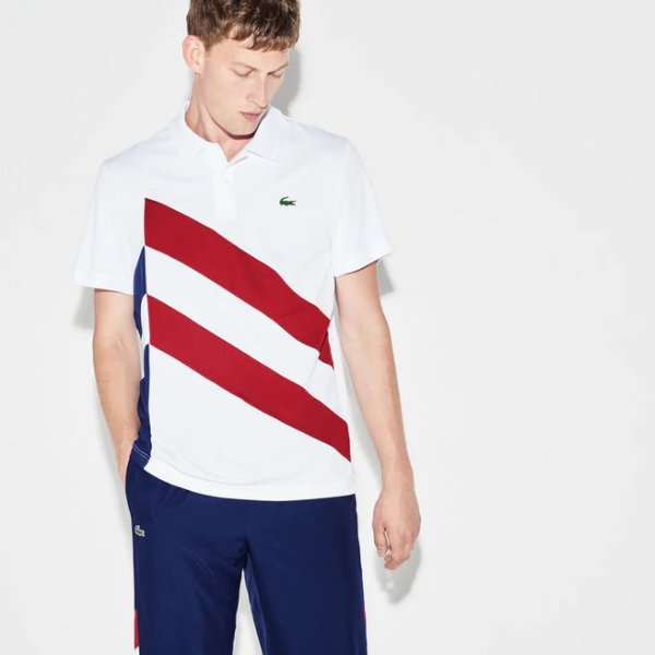 Men's SPORT Tennis Colorblock Polo衫