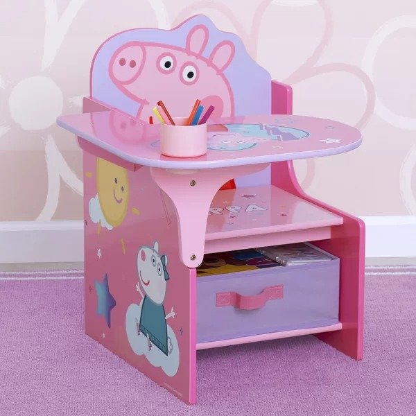 Peppa Pig Kids Desk with Cup HolderPeppa Pig Kids Desk with Cup HolderProduct OverviewRatings & ReviewsCustomer PhotosQuestions & AnswersShipping & ReturnsMore to Explore