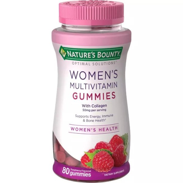 Women's Multivitamin Gummies - Raspberry - 80ct