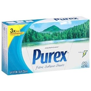 白菜价：Purex Fabric 柔顺烘干纸 40张