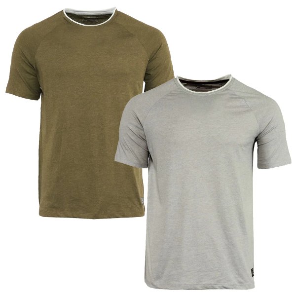 Men's 2 Pack 24 Hour Tee with White Trim Neck