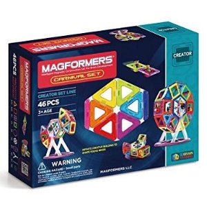 Magformers磁力建构片玩具46片装