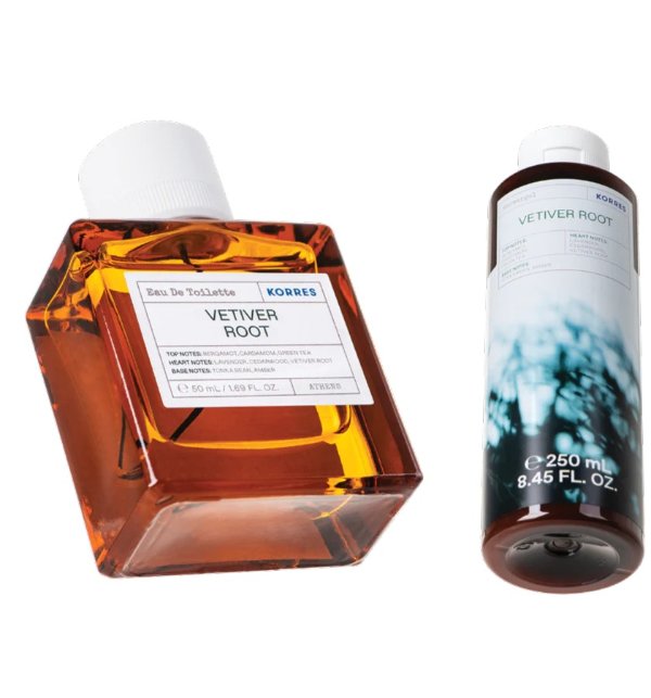 Vetiver Root Fragrance & Shower Duo: Value $73