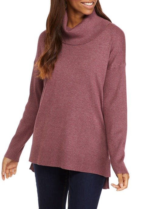 Women's Solid Cowl Sweater