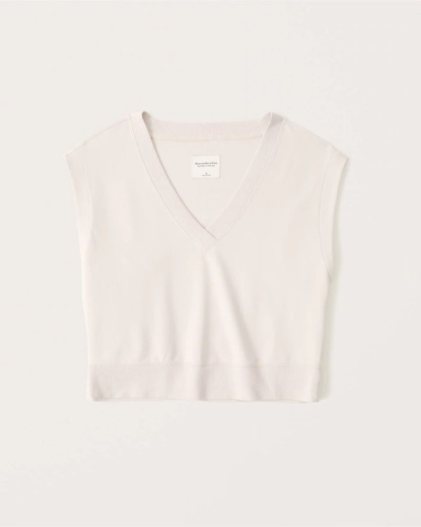 Women's Luxe Terry Vest | Women's Up to 25% Off Select Styles | Abercrombie.com