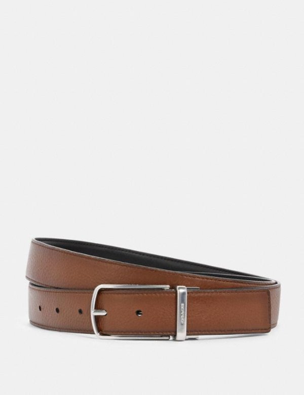 COACH® Outlet | SKINNY BUCKLE CUT-TO-SIZE REVERSIBLE DRESS BELT, 32MM