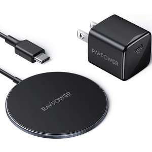 白菜价：RAVPower MagSafe 磁吸无线充电器 + 20W USB-C PD 充电头