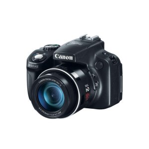 佳能Canon PowerShot SX50 HS 50倍光学变焦 1210万像素数码相机（官方翻新） + 免费 4GB储存卡