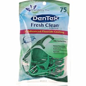 DenTek Fresh Clean Floss Pick, 75 Count