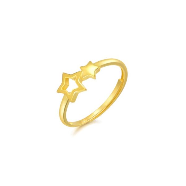 Love Decode 999.9 Gold Pentagram Ring | Chow Sang Sang Jewellery eShop